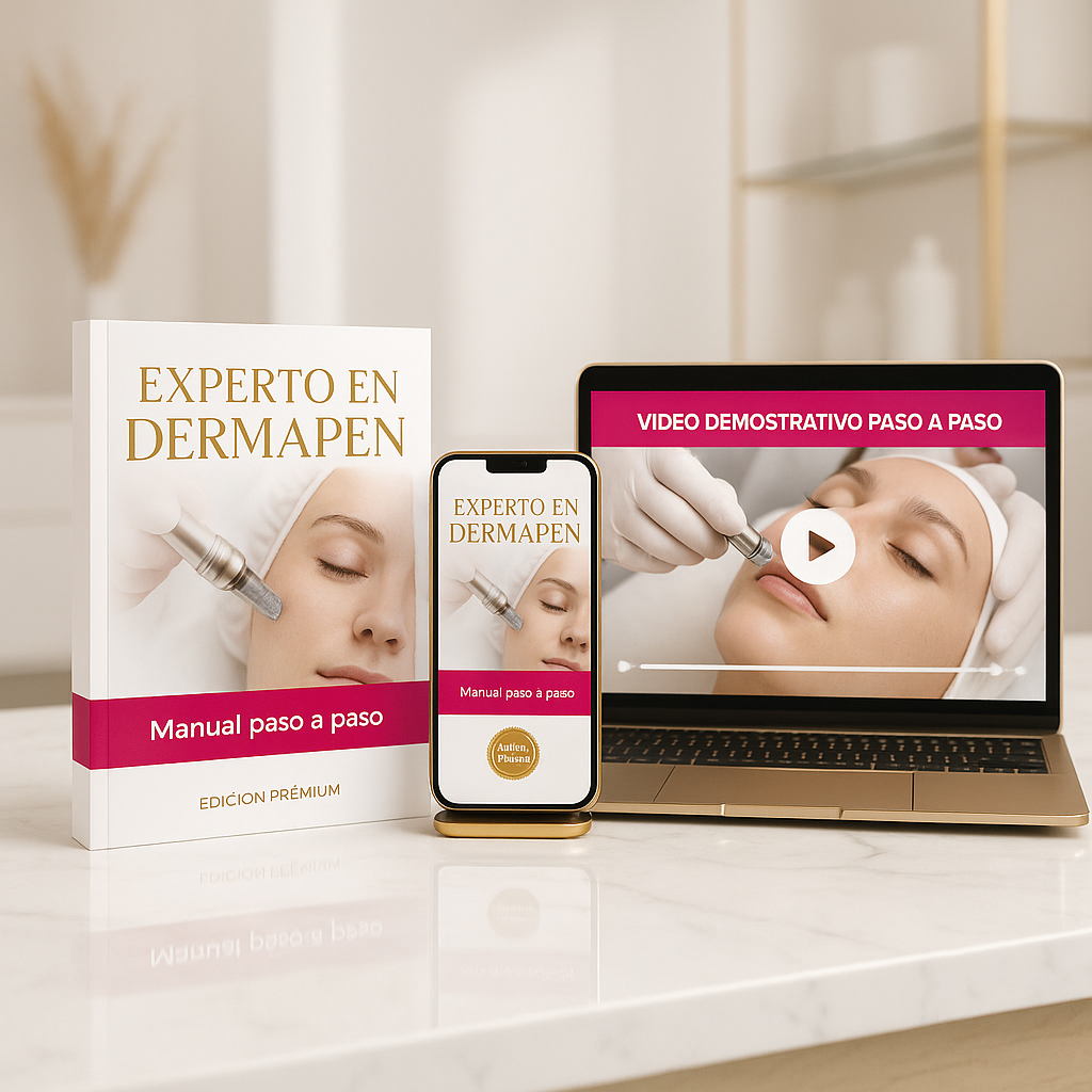 Experto en Dermapen Facial [Pack Ebooks + Curso en Video] + 6 BONOS de regalo Extra